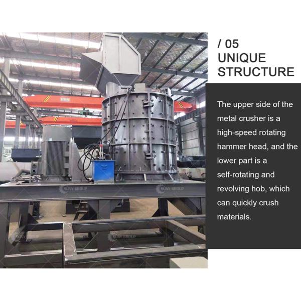2/4 Hammers Vertical Scrap Metal Crusher Machine Perfect for Video Outgoing-Inspection