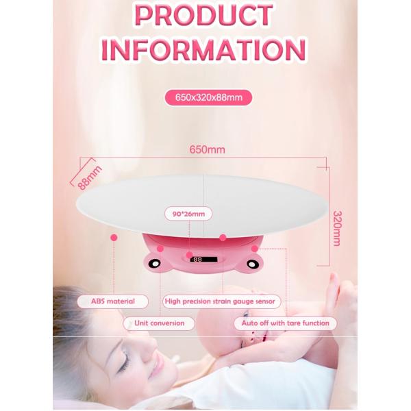 Auto Off AAA Batteries Powered Digital Baby Weighing Scale