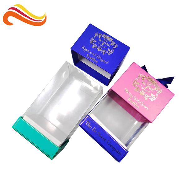 Clear Disposable Clamshell Packaging Box Customized Shape For Blister Tray