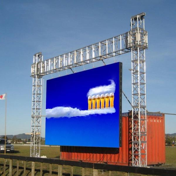 High Refresh Rate 1920Hz Outdoor LED Display Fixed Installation 14bit Gray Scale