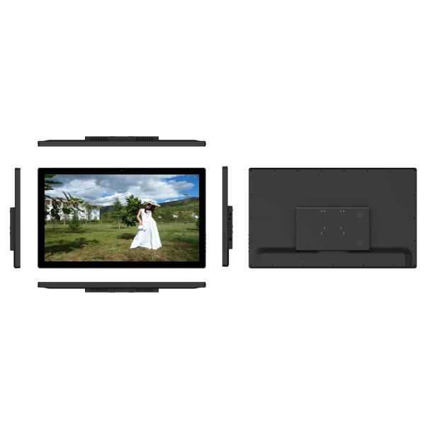 HD WIFI wall mount 21.5 Touch Screen Digital Signage 178x178 Viewing Angle High Contrast Ratio