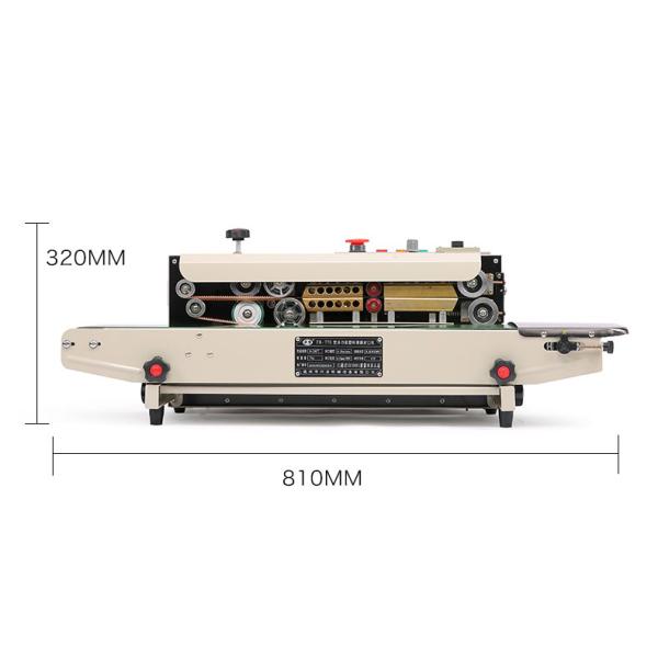 High Precision Bag Sealing Machine Easy Operation Plastic Bag Sealer Machine