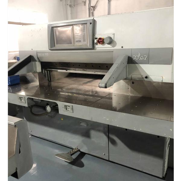 1150mm Workable Width Guillotine Automatic Paper Cutter Machine For Polar 115E Cutting Machine At 380v Voltage