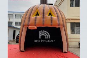 China Inflatable Pumpkin Tent Halloween Event Party Inflatable Promotional Advertising Tent For Rental on sale
