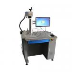 20W Aluminum Material Fiber Laser Marking Machine with Rotary Clamp