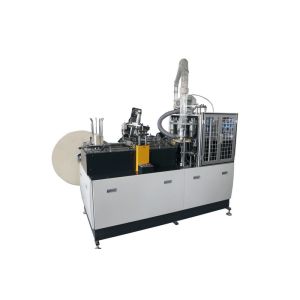 China Energy Saving Paper Cup Making Machine With Ultrasonic / Copper Heater on sale
