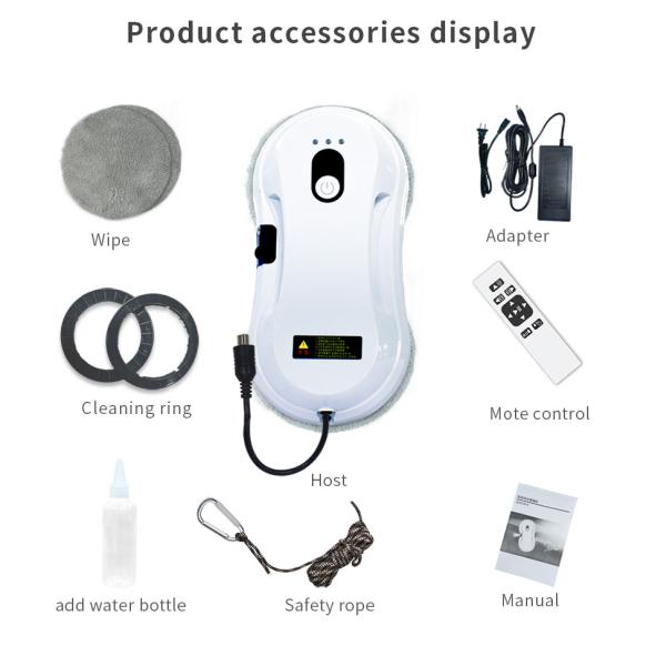 24V Automatic Window Cleaner Robot Anti Fall Automatic Cleaning Robot OEM