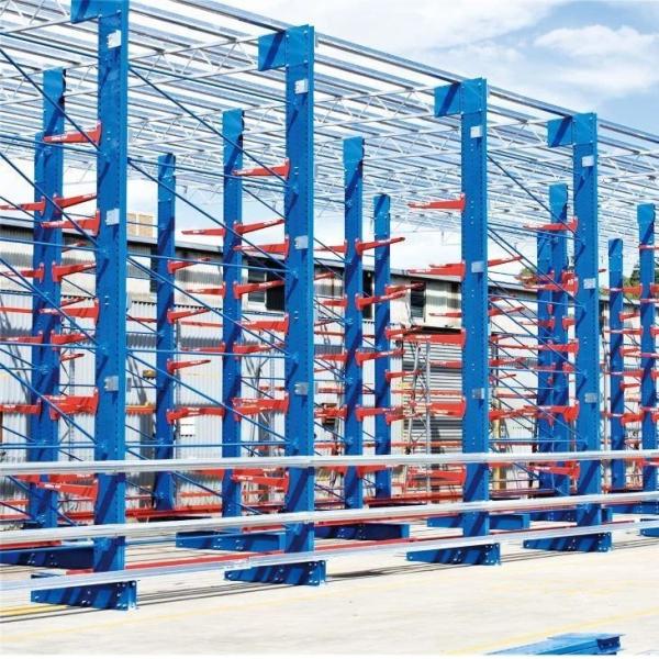 500-5000kg Industrial Cantilever Racking System Custom Arm Length Modular Design