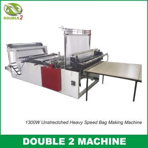 Quality 1300W Unstrectched Heavy Speed Bag Making Machine for sale
