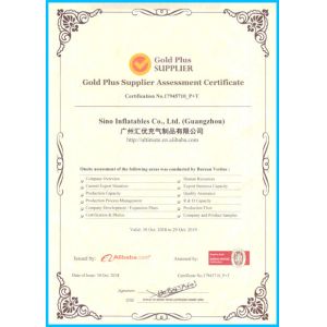 Sino Inflatables Co., Ltd. (Guangzhou) Certifications