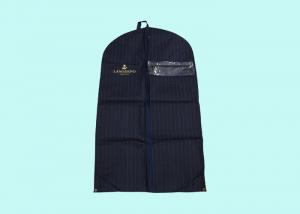 Quality Durable Non Woven Fabric Bags / Garment Bags For Man , Grey Or Black for sale