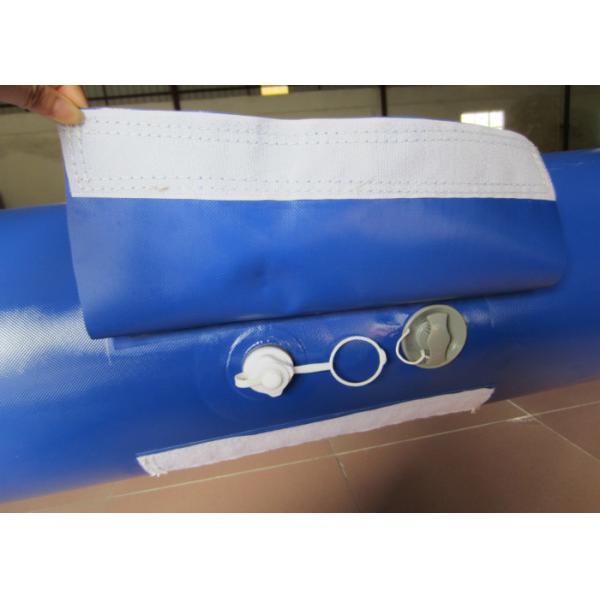 Rectangle Blue Giant Pool Inflatables Strong PVC , Huge Inflatable Pool 10 X 5 X 0.3m