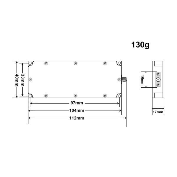 GaN2400MHz 20W Signal Jammer Module with Advanced Technology for Drone Blocking