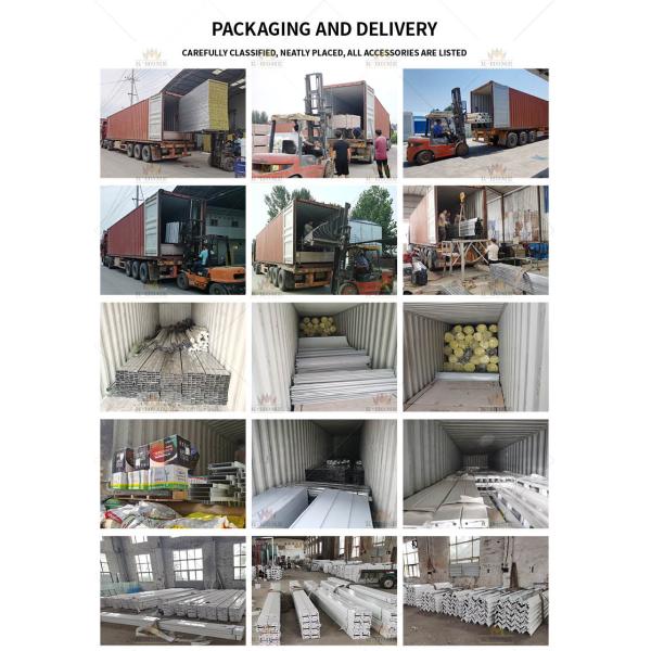 Durable Modular Construction Site Accommodation Portable Container Dormitory House