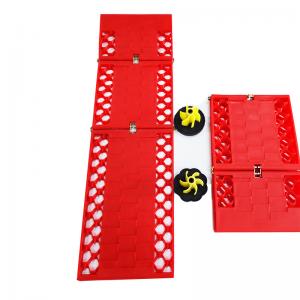 Quality Auto Foldable Emergency Tire Traction Pad Snow Mud Off Foldable Skid Plate for sale