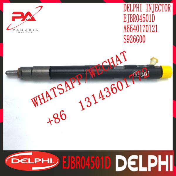 S926G00 DELPHI Diesel Fuel Injector EJBR04501D A6640170121 For SSANGYONG 2.0XDI