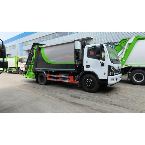 4X2 EURO 6 DONGFENG 156HP 170HP 12CBM COMPACT GARBAGE VEHICLE REAR LOADER GARBAGE TRUCK