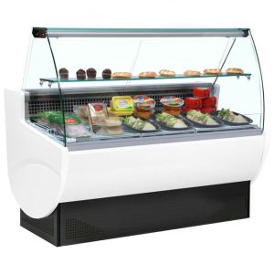 Buy cheap Fan Cooling Deli Display Fridge Refrigerated Serve Over Counter Auto Defrosting from wholesalers