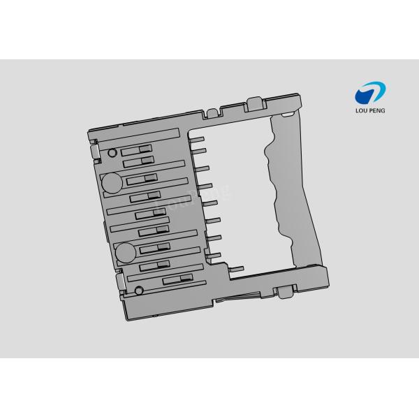 SD Card Connectors, Secure Digital Compatible Card, 9 Position, Surface Mount, Right Angle