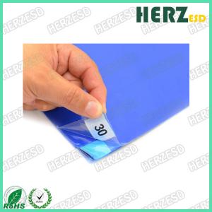 China 18'' Cleanroom Sticky Mats For Electronic Factory Adhesive Tacky Floor Mat on sale