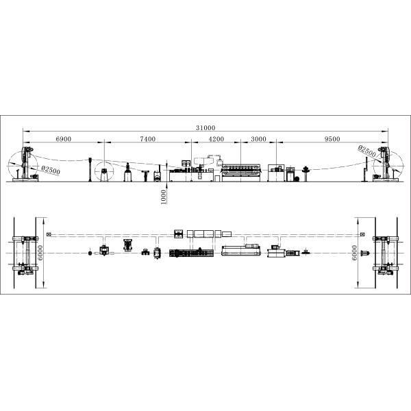 Sgs φ180mm Wire Cable Manufacturing Machine For Metal Sheathing