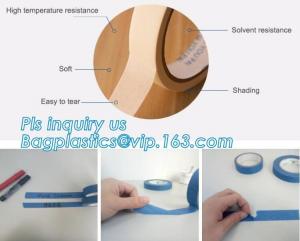Quality Custom Painting Crepe Printed Colored Paper Automotive Masking Tape Jumbo Roll,Crepe Paper Masking Tape Jumbo Roll bagea for sale