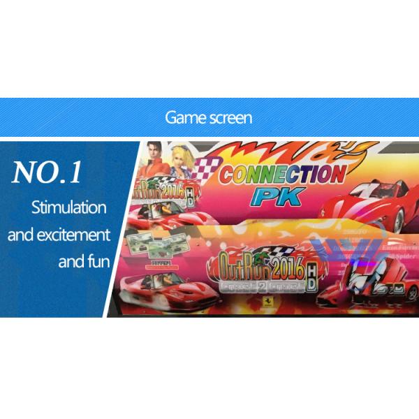 Car Racing Game Machines , Outrun Arcade Machine With Iron Appearance
