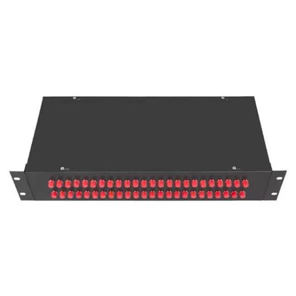 2U Optical Fiber Distribution Panel Box Enclosure Rack Mount Fc Adapter