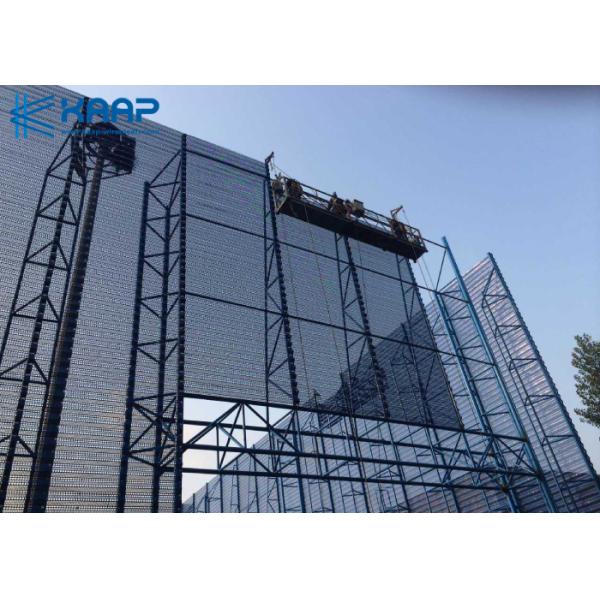 Heavy Duty Decorative Steel Mesh Slow Down Wind Power 300-910mm Width