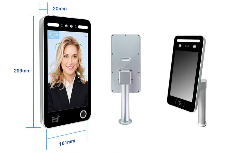 Linux Realtime Biometric Fingerprint Face Recognition Access Control Terminal Code Dynamic AI Visible Light Card WiFi Touch