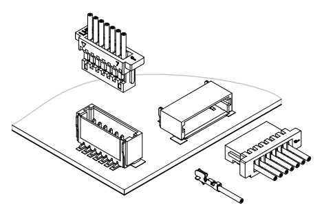 Alinta 1.0 Mm Pitch Connector Receptacle 2P To 20P Verticle SMT PCB Wafer RoHS