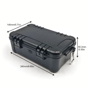 Medium Plastic Cigar Case High Durability And Rectangular Design