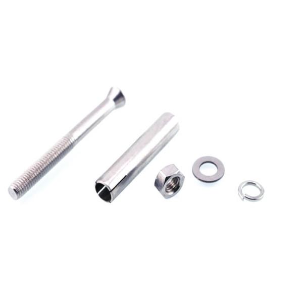 Expansion Anchor bolts M6-M20 with Hex Nut / Washers / Expansion Sleeve Silver Color