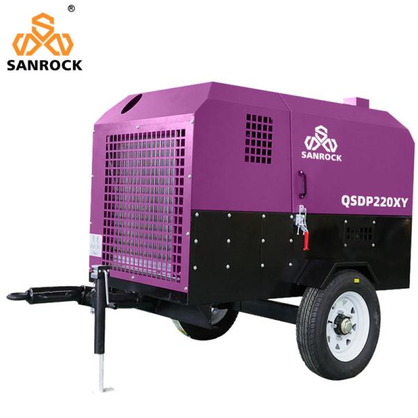 Small Screw Air Compressor Portable Mining Diesel Engine Air Screw Compressor Machine