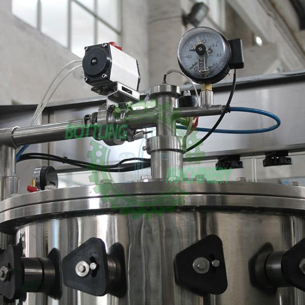 Automatic 2000CPH 12 Head 2 In 1 CO2 Injection Cans Filling Machine