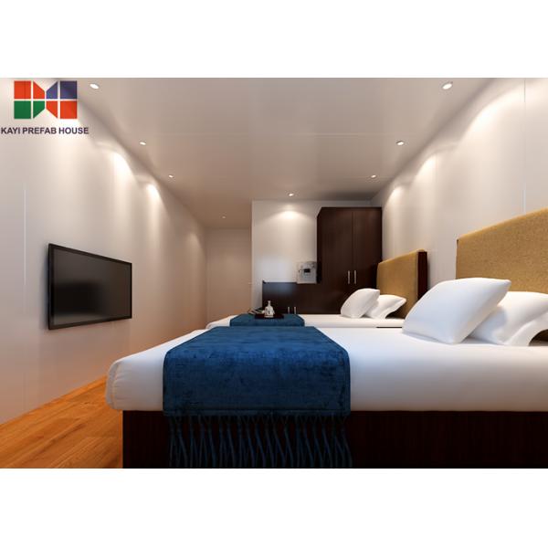 Sturdy Durable Modern Shipping Container Homes 220V - 250V Voltage With Open Balcony