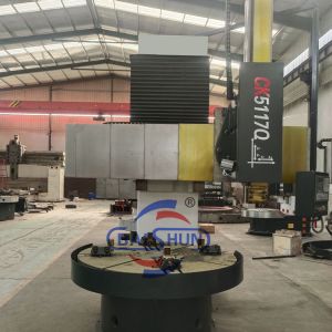 2 Axis Vertical Lathe CE Standard High Rigidity Metal Cutting Lathe