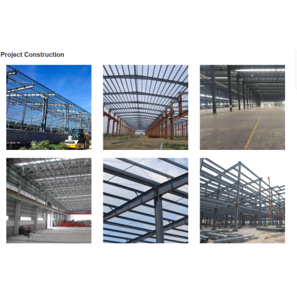 Low Cost Pre-Engineered Metal Structural Sandwich Panel Construction Building Material Kit Workshop Shed Prefabricated Light Weight Steel Structure