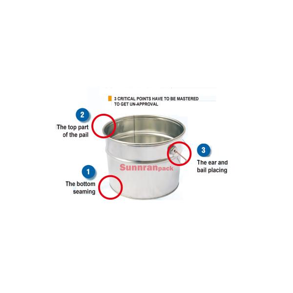 Metal Paint Bucket Making Machine 35CPM 6050x1900x3100mm Size