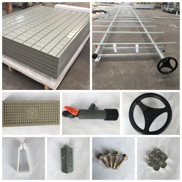 1.22×2.44m Indoor ABS Hydroponic Flood Tables For Leafy Vegetables