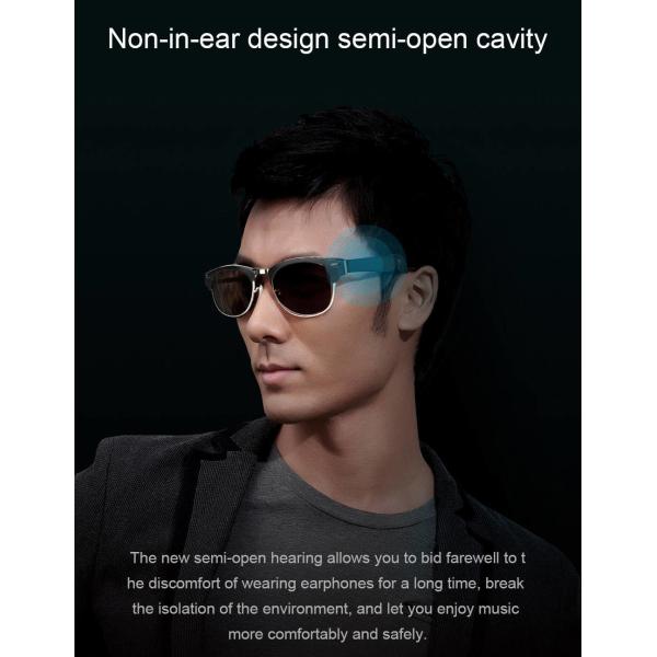 Audio Eyeswear Smart Bluetooth Glasses Anti-Glare UV400 Support ISO Android