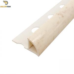 China Protective PVC Tile Trim Curved Closed 10mm 12mm For Wall Corners on sale