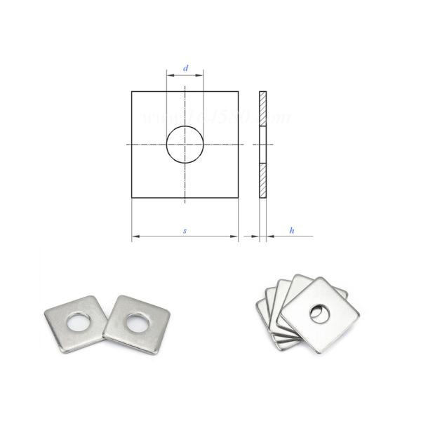 Durable Spring Lock Washer M16 M20 Square Washer Grade 8.8 For Fastening Solutions