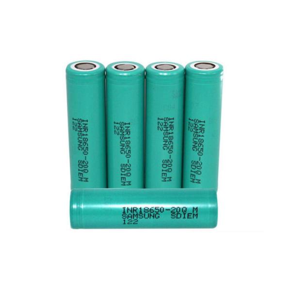 Electronic Toys 18650 Lithium Ion Cells INR18650-20Q 3.6V 2000mAh 12.6Wh Energy