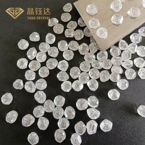 Quality Lab Grown Diamond 3-4 Carat White Rough HPHT Synthetic Diamond for sale