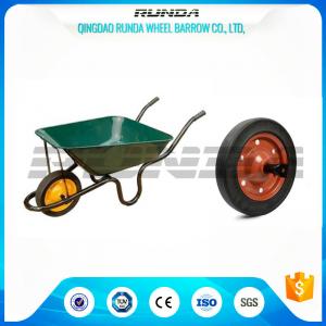 Quality Solid Wheel 13X3 Home Hardware Wheelbarrow 100kg Load Wide Stance Legs for sale