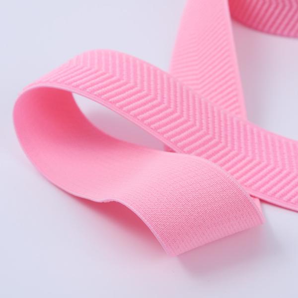 Customizable 3.5cm Polyester Herringbone Elastic Webbing For Garment Production