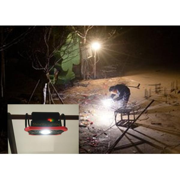 Outside Solar Powered Construction Lights 10W Rechargeable Led Work Light
