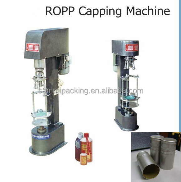 High Quality Aluminum Lid Capping Machine Metal Cover Ropp Capping Machine for Wine Wisky Bottles