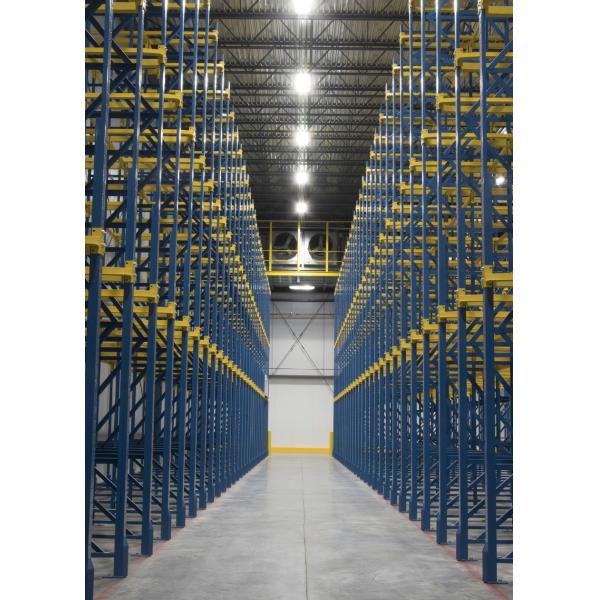 Heavy Duty Push Back Shelf Racking Drive In Pallet Roller Rack System For Warehouse